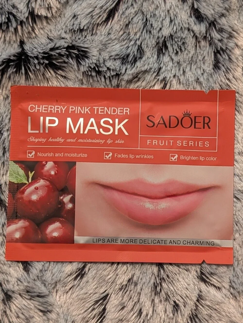 Sadoer Sweet Strawberry Lip Mask – Pink Hydrating Lip Treatment
